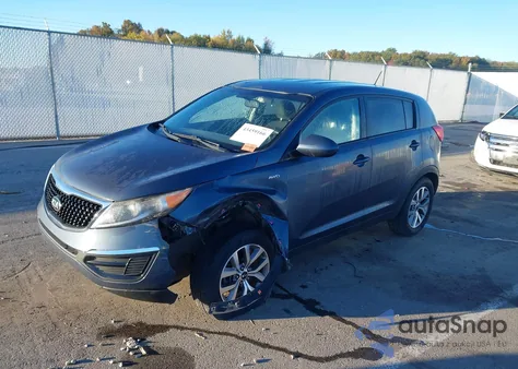 2016 Kia Sportage Lx from USA, damaged, VIN KNDPBCAC9G7871435